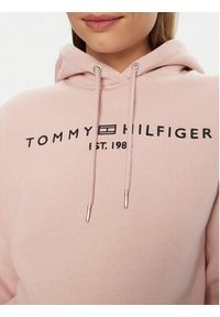 TOMMY HILFIGER - Tommy Hilfiger Bluza Modern WW0WW43598 Różowy Regular Fit. Kolor: różowy. Materiał: bawełna, syntetyk #4