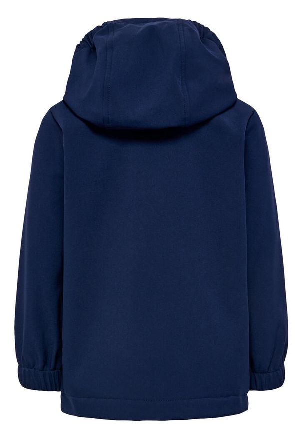 Kurtka przeciwdeszczowa z kapturem dla dziewczynki Hummel Mars Tex Mini Softshel. Typ kołnierza: kaptur. Kolor: niebieski