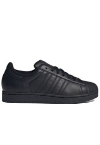 Adidas - Buty unisex adidas Originals Superstar II JI0081 - czarne. Zapięcie: pasek. Kolor: czarny. Materiał: guma, skóra. Szerokość cholewki: normalna. Wzór: aplikacja. Sezon: lato. Model: Adidas Superstar #1