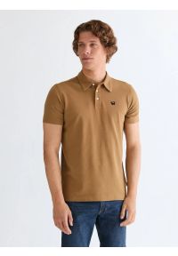 Wrangler - MESKA KOSZULKA WRANGLER POLO SHIRT ERMINE 112378449. Typ kołnierza: polo #1