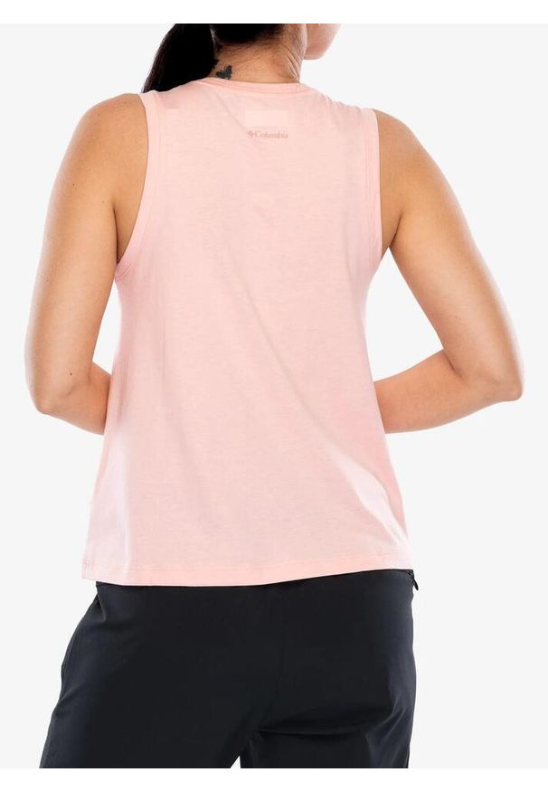 columbia - Top damski Columbia Ruby Springs Graphic Tank. Kolor: różowy