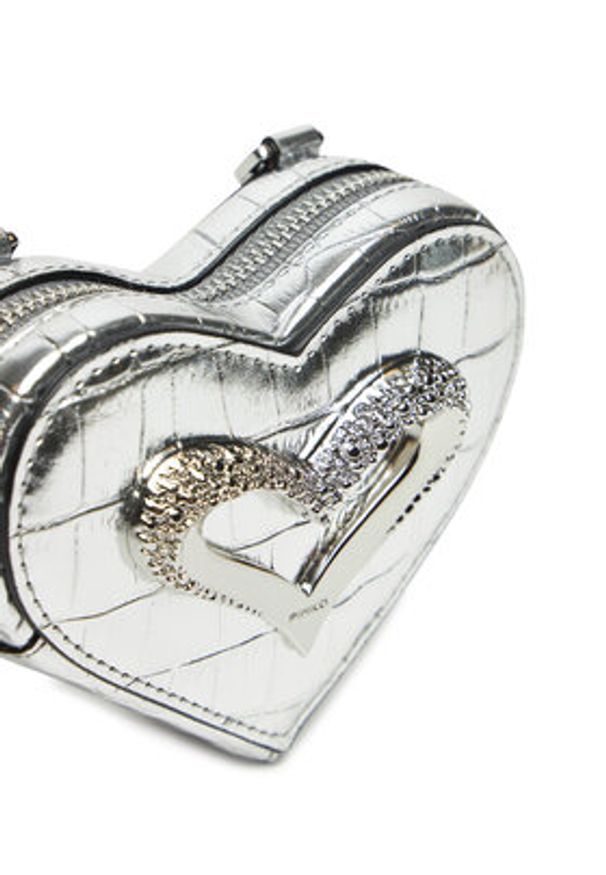 Pinko - PINKO Portfel Heart Pills Holder . AI 24-25 PCPL 103835 A1W5 Srebrny. Kolor: srebrny. Materiał: skóra