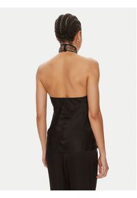 ROTATE Top Victoria 112536100 Czarny Slim Fit. Kolor: czarny. Materiał: wiskoza #3