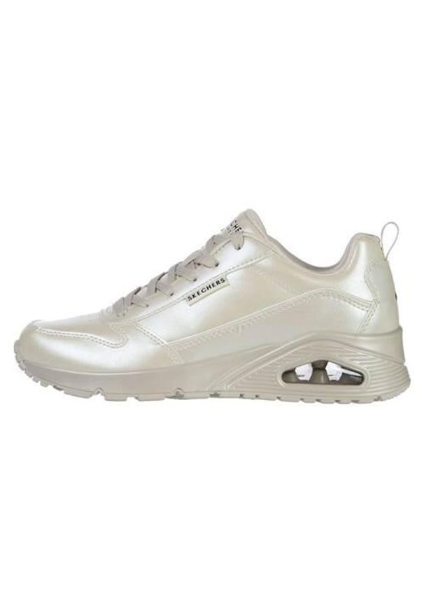 skechers - Buty do chodzenia damskie Skechers Uno Galactic Gal. Kolor: biały. Materiał: materiał, tkanina, syntetyk. Model: Skechers Sport. Sport: turystyka piesza