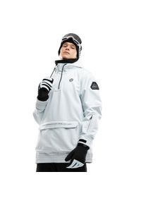 SIROKO - Męska kurtka snowboardowa Sporty zimowe Siroko W3 Shiga. Kolor: niebieski. Materiał: softshell, materiał. Sezon: zima. Sport: snowboard #1