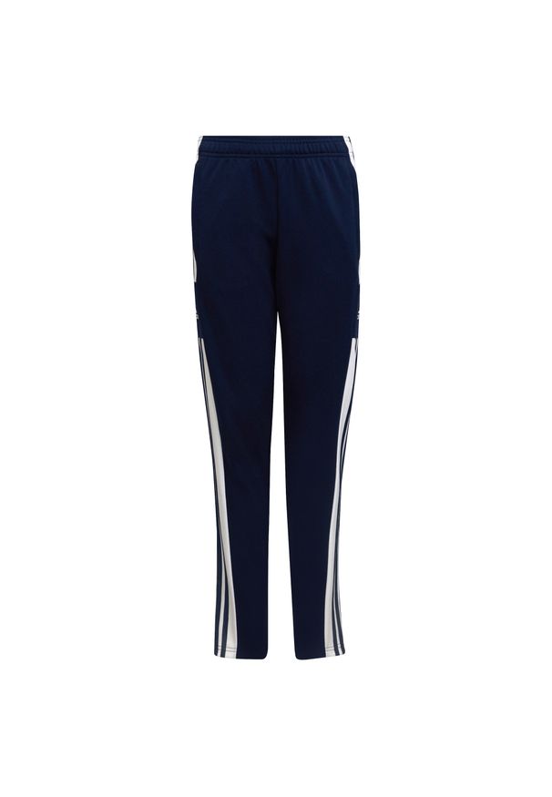 Adidas - Spodnie piłkarskie dla dzieci adidas Squadra 21 Training. Kolor: niebieski, biały, wielokolorowy. Sport: piłka nożna