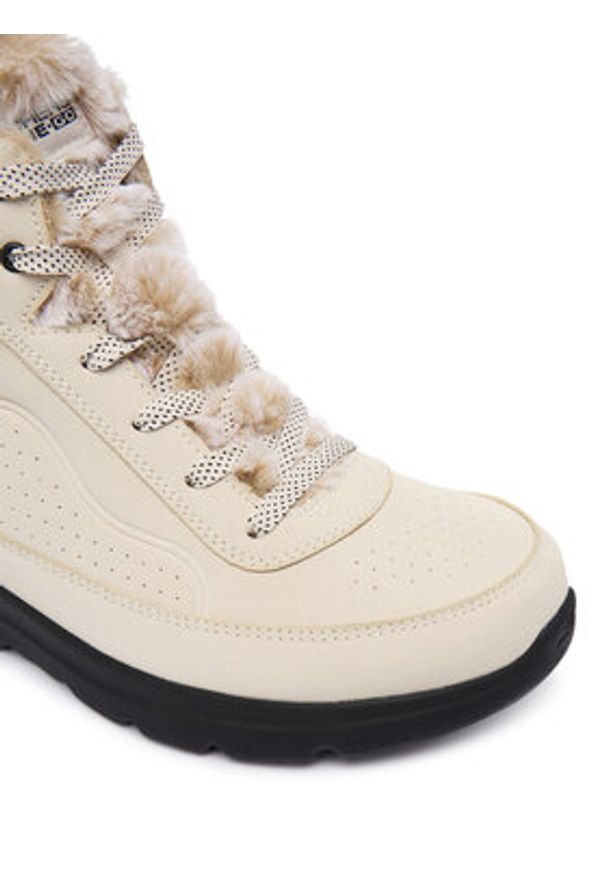 skechers - Skechers Trzewiki Glacial Ultra 144199/NTBK Beżowy. Kolor: beżowy. Materiał: skóra