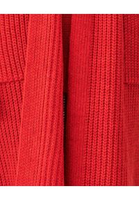 MMC STUDIO - Czerwony kardigan z kieszeniami Joa. Kolor: czerwony. Materiał: materiał. Długość: długie #3