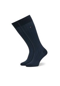 TOMMY HILFIGER - Tommy Hilfiger Skarpety długie 701235378 Granatowy. Kolor: niebieski. Materiał: bawełna, materiał #8