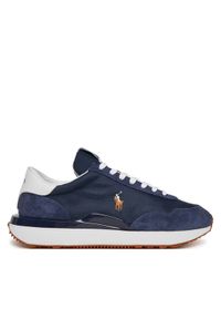 Polo Ralph Lauren Sneakersy 809971267001 Granatowy. Kolor: niebieski. Materiał: materiał