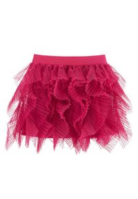 LaVashka Spódnica tiulowa 2F Różowy Regular Fit. Kolor: różowy. Materiał: bawełna