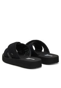 Love Moschino - LOVE MOSCHINO Klapki JA28324G0OJQC000 Czarny. Kolor: czarny. Materiał: materiał #4