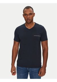 Emporio Armani Underwear Komplet 2 t-shirtów EM000392 AF10779 MB143 Granatowy Regular Fit. Kolor: niebieski. Materiał: bawełna