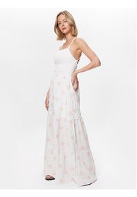 Maaji Sukienka letnia 2024CLD001 Biały Regular Fit. Kolor: biały. Materiał: bawełna. Sezon: lato