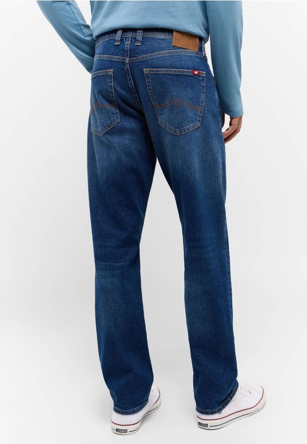 Męskie Spodnie jeansowe Mustang Style Denver Straight Denim Blue 1015523 5000 783
