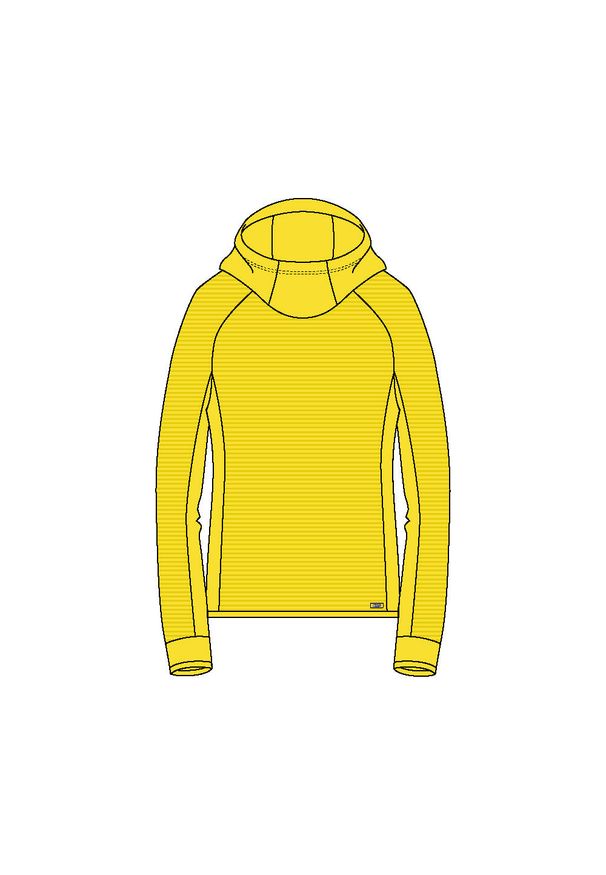 Golf damska narciarska CMP 33G0576. Typ kołnierza: golf. Kolor: żółty. Styl: sportowy. Sport: golf, narciarstwo