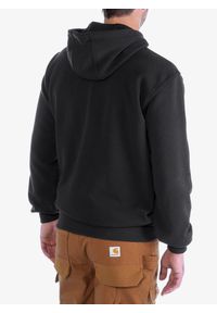 Bluza z kapturem męska Carhartt Signature Logo Sweatshirt. Typ kołnierza: kaptur. Kolor: czarny