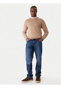 GANT - Gant Sweter 8030561 Beżowy Regular Fit. Kolor: beżowy. Materiał: bawełna #3