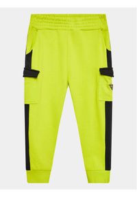 Guess Spodnie dresowe N3YQ12 KA6R3 Zielony Regular Fit. Kolor: zielony. Materiał: bawełna #1