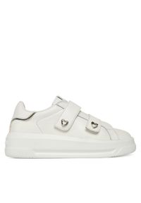 Love Moschino - LOVE MOSCHINO Sneakersy JA15325G0NIA610B Biały. Kolor: biały. Materiał: skóra #1