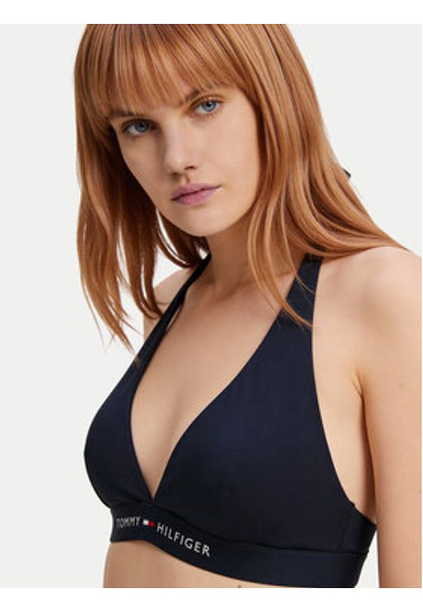 TOMMY HILFIGER - Tommy Hilfiger Góra od bikini UW0UW06358 Granatowy. Kolor: niebieski. Materiał: syntetyk
