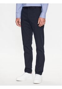 TOMMY HILFIGER - Tommy Hilfiger Spodnie materiałowe Bleecker MW0MW32132 Granatowy Slim Fit. Kolor: niebieski. Materiał: bawełna #1