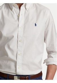 Polo Ralph Lauren Koszula 710829480002 Biały Custom Fit. Typ kołnierza: polo. Kolor: biały. Materiał: bawełna #2