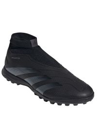 Adidas - Buty adidas Predator League Ll Tf M IG7716 czarne. Kolor: czarny. Materiał: guma, syntetyk, materiał. Szerokość cholewki: normalna