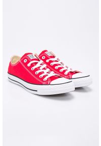 Converse - Tenisówki. Nosek buta: okrągły. Zapięcie: sznurówki. Kolor: czerwony. Materiał: syntetyk, materiał, guma. Szerokość cholewki: normalna #2