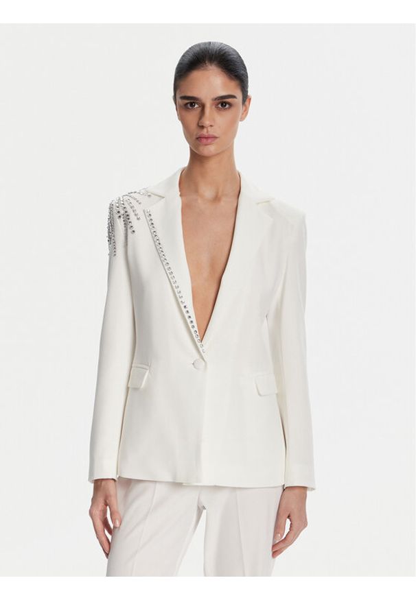 Artigli Marynarka ACGI000802 058 Biały Regular Fit. Kolor: biały. Materiał: syntetyk