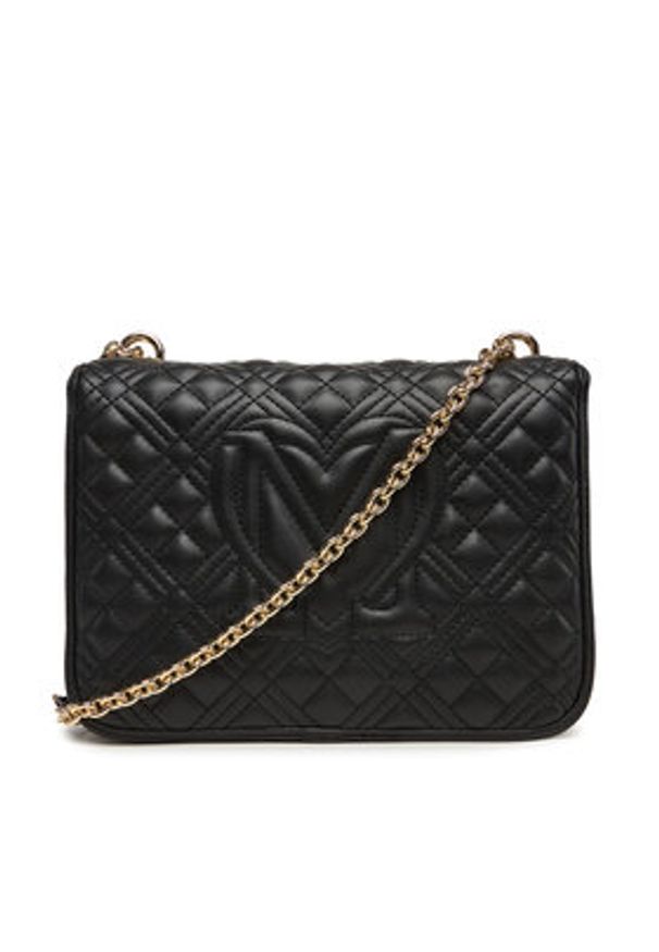 Love Moschino - LOVE MOSCHINO Torebka JC4000PP1NLA0000 Czarny. Kolor: czarny. Materiał: skórzane