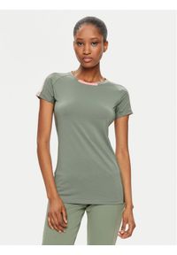 CMP Koszulka techniczna 32C6236 Zielony Slim Fit. Kolor: zielony. Materiał: syntetyk