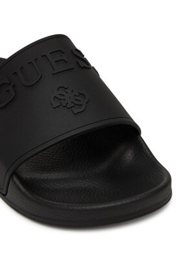 Guess Klapki E5GZ07BB00F Czarny. Kolor: czarny. Materiał: syntetyk