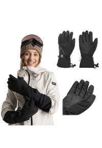 Rękawice narciarskie damskie KADVA Mountain Flow 3M Thinsulate. Kolor: czarny. Technologia: Thinsulate. Sezon: zima. Sport: narciarstwo #1