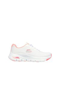 skechers - Buty damskie SKECHERS Arch Fit Infinity Cool. Kolor: biały, wielokolorowy, różowy