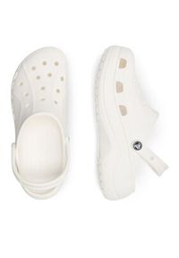 Crocs Klapki C-BAYA PLATFORM CLOG 208186-100 Biały. Kolor: biały. Materiał: syntetyk, materiał. Obcas: na platformie #7
