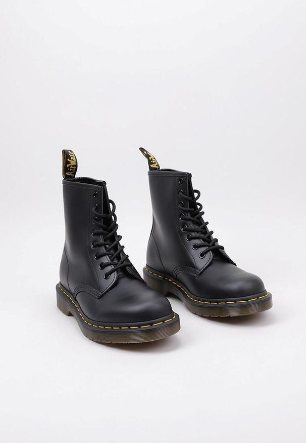 Dr. Martens - Dr. Buta Martens 1460 Gładka Czarna Dorosłych. Okazja: na co dzień. Kolor: czarny. Wzór: gładki
