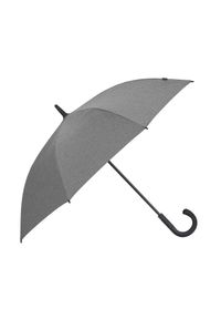 Ochnik - Duży parasol damski w kolorze szarym. Kolor: szary. Materiał: poliester