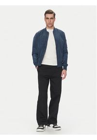 Schott NYC Kurtka bomber Airstar Granatowy Regular Fit. Kolor: niebieski. Materiał: syntetyk #3