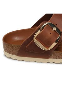 Birkenstock Japonki Gizeh Big Buckle 1018785 Brązowy. Kolor: brązowy. Materiał: skóra