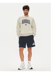 Adidas - adidas Bluza Collegiate JM1732 Beżowy Regular Fit. Kolor: beżowy. Materiał: syntetyk, bawełna #4