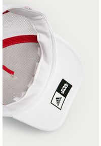 adidas Performance - Czapka dziecięca. Kolor: biały. Materiał: poliester, materiał. Wzór: aplikacja #2