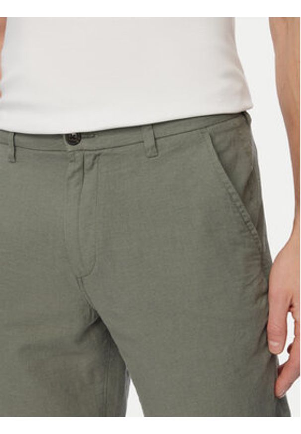 Jack & Jones Szorty materiałowe Stace Summer 12248627 Khaki Regular Fit. Kolor: brązowy. Materiał: bawełna