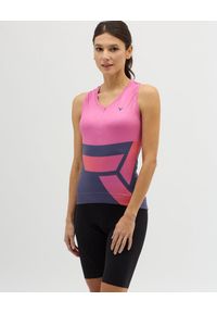 Silvini - Koszulka rowerowa (bezrękawnik) damska SILVINI Women Jersey ESCOLCA. Kolor: różowy. Materiał: jersey. Długość rękawa: bez rękawów