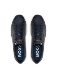 BOSS - Boss Sneakersy Belwar Tenn lt 50522865 Granatowy. Kolor: niebieski. Materiał: skóra