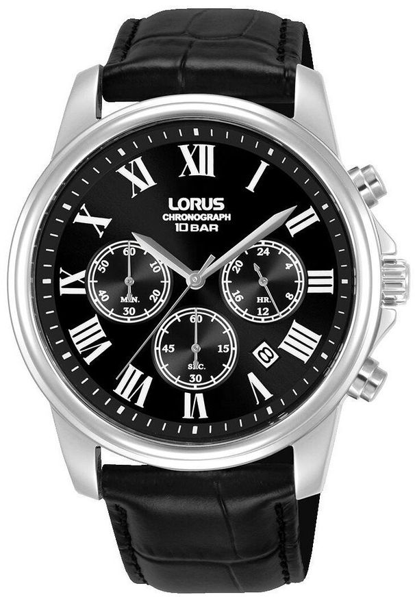 Zegarek Lorus Zegarek męski Lorus RT341LX9 czarny. Kolor: czarny