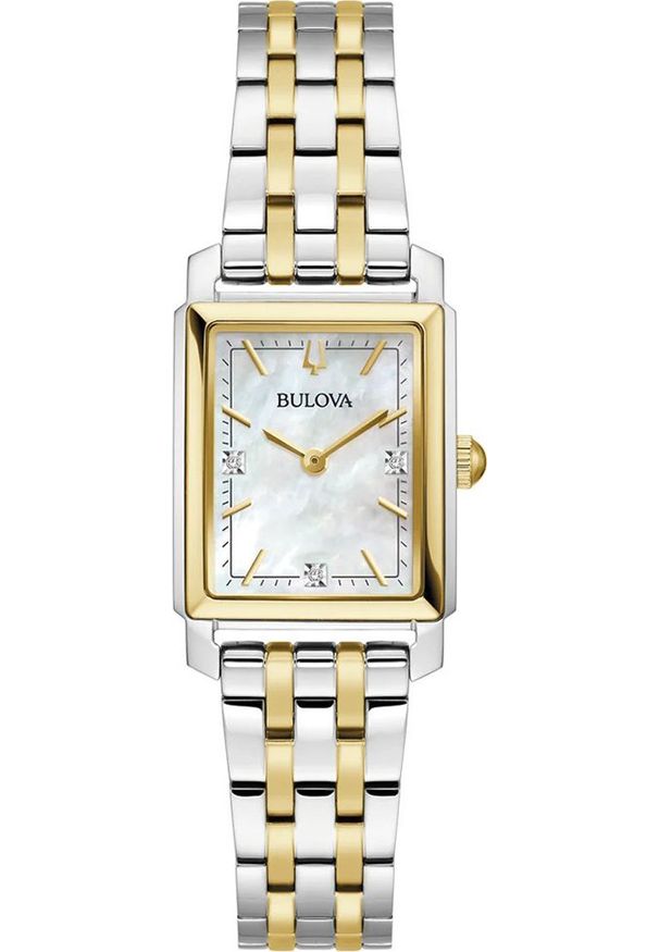 Zegarek Bulova Zegarek damski Bulova 98P220 srebrny. Kolor: srebrny