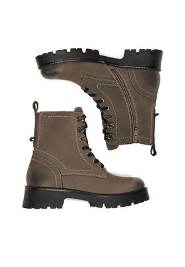 Lasocki Trzewiki CEO-WI16-780-02 Brązowy. Kolor: brązowy. Materiał: nubuk, skóra