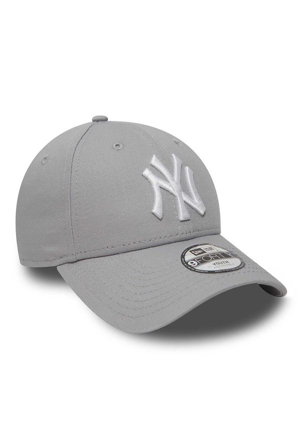 New Era - Nowa Czapka Era K 940 Mlb League Basic Ney Dzieci. Kolor: szary. Materiał: bawełna. Styl: casual, sportowy