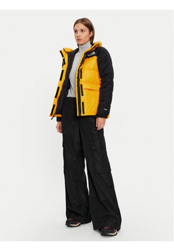 The North Face Kurtka puchowa Himalayan NF0A4R2W Żółty Regular Fit. Kolor: żółty. Materiał: syntetyk